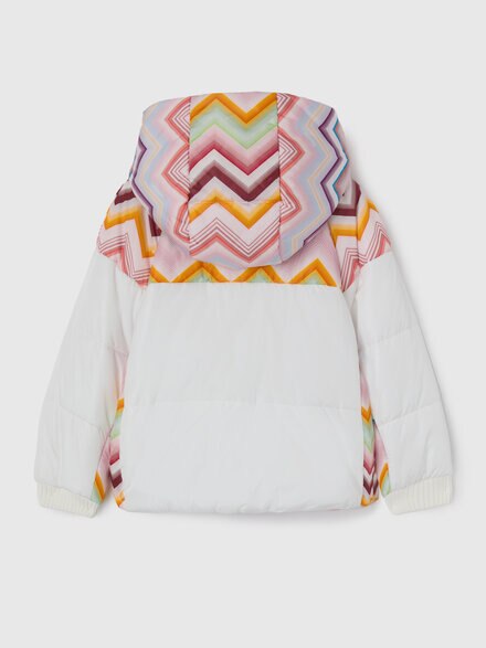 Nylon jacket, White Multicoloured  - KS26WF00BV00JRS01H2