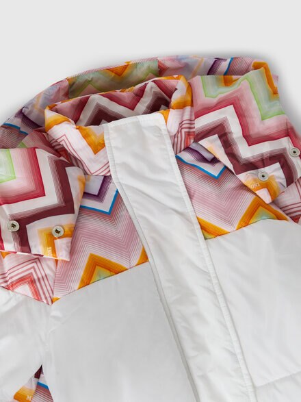 Nylon jacket, White Multicoloured  - KS26WF00BV00JRS01H2