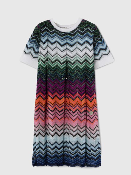 Viscose dress, Multicoloured  - KS26WG04BV00JRSM923