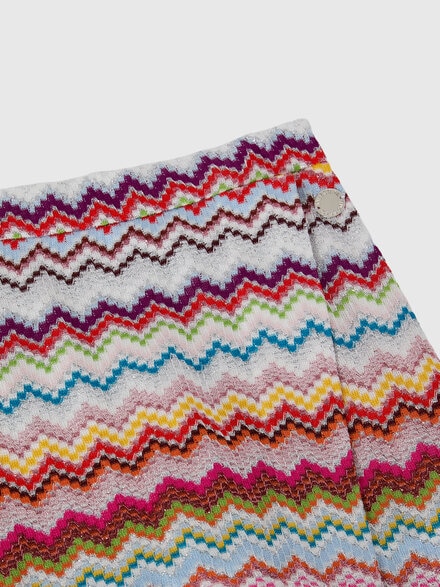Viscose-blend skirt, Multicoloured  - KS26WH01BV00JRSM923