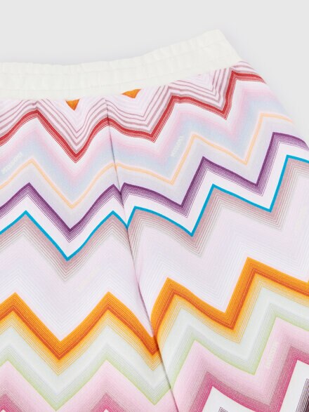 Cotton joggers, White Multicoloured  - KS26WI00BV00JRS01NP