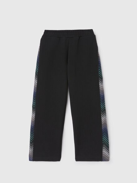 100% cotton joggers, Black - KS26WI04BV00JSS91PM