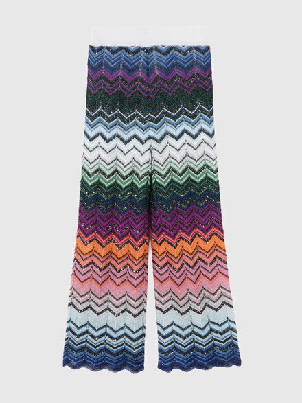 Viscose trousers, Multicoloured  - KS26WI06BV00JRSM923