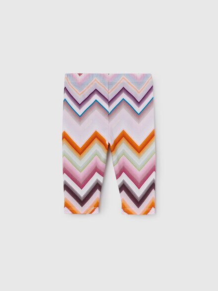 Stretch cotton leggings, Multicoloured  - KS26WI07BV00JRSM923