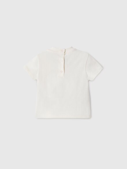 Cotton crewneck T-shirt, White  - KS26WL00BV00JRS01NN