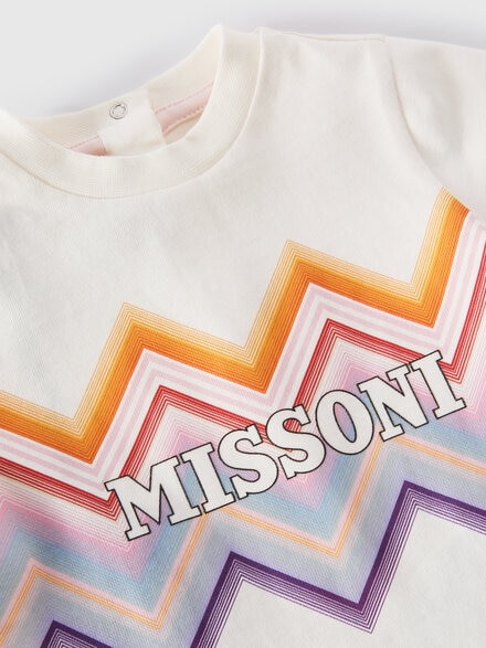 Cotton crewneck T-shirt, White  - KS26WL00BV00JRS01NN