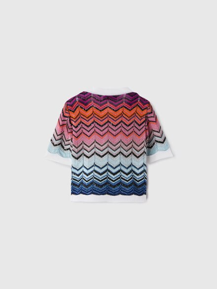 Viscose crewneck sweater, Multicoloured  - KS26WN01BV00JRSM923