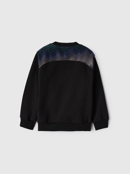 Cotton crewneck sweatshirt, Black - KS26WW03BV00JSS91PM