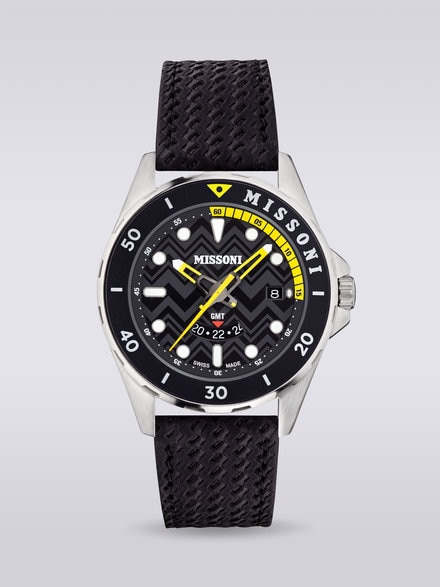 Missoni Gmt 43mm  watch , Black    - LS23S00CBV00BF93911