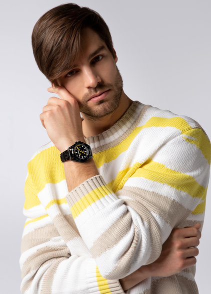 Missoni Gmt 43mm  watch, Black    - LS23S00DBV00BF93911