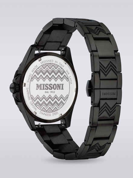 Missoni Gmt 43mm  watch, Black    - LS23S00DBV00BF93911