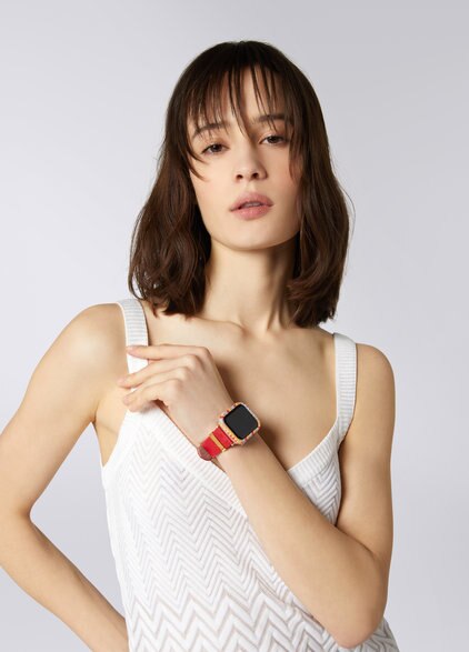 Missoni Zigzag 22mm Apple strap, Red  - LS23S00HBV00BFS4135