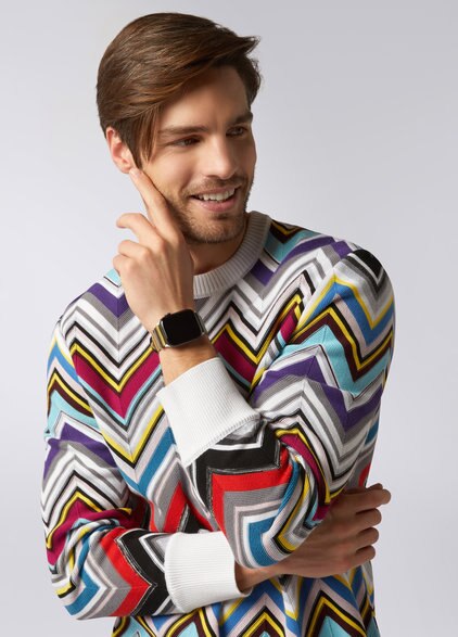 Missoni Fabric 24mm Apple strap, Multicoloured  - LS23S00LBV00BFSM62Q