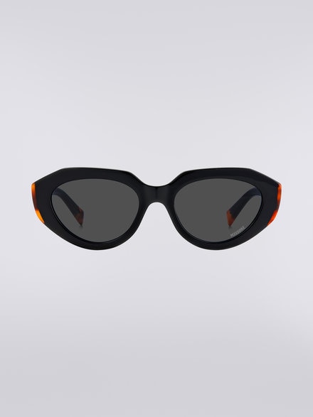 Missoni Seasonal Acetate Sunglasses, Black    - LS23S00RBV008BS91HC