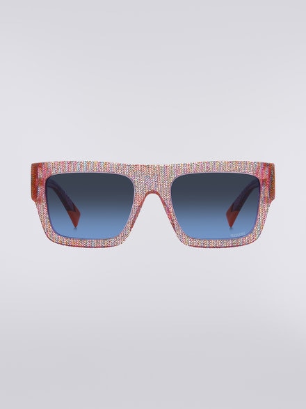 Lunettes de soleil Missoni Dna en acétate, Multicolore  - LS23S00WBV008BSM8OE