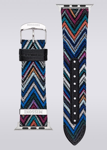 Correa de tejido Missoni compatible con Apple Watch de 24 mm, Multicolor  - LS23W007BV00ERSM9B3