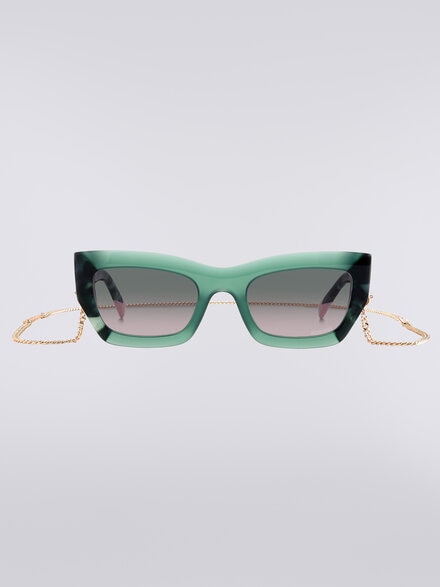 Cat eye sunglasses, Multicoloured  - LS23W00GBV008BS6139