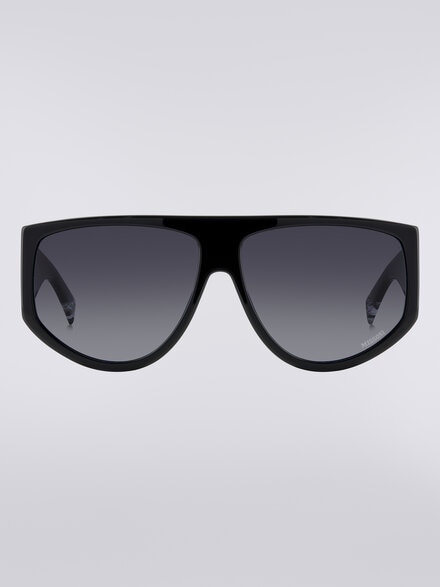 Drop-shaped sunglasses with oversize temples, Multicoloured  - LS23W00JBV008BS505U