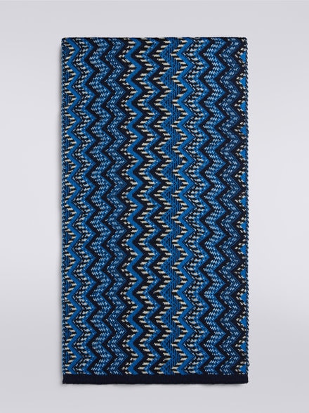 Écharpe en maille de laine à zig zag, Multicolore  - LS23WS17BV00EMSM67U