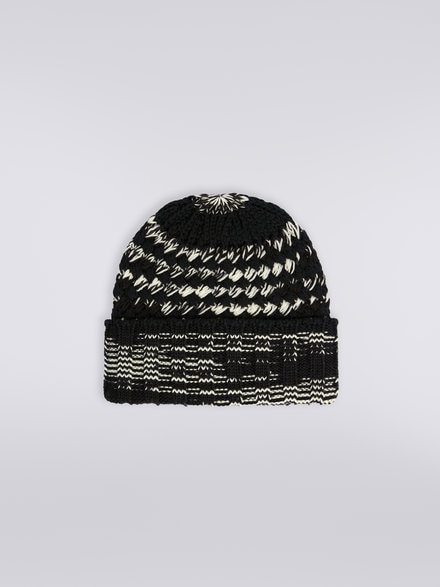 Wool knit hat  , Multicoloured  - LS23WS1ABV00EMSM67U
