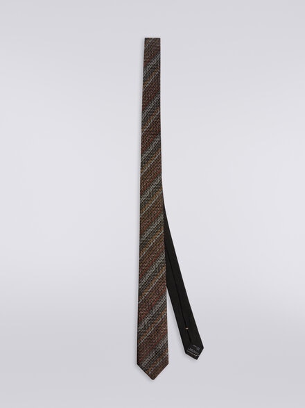 Silk tie, Multicoloured  - LS23WS1QBV00EMSM67S