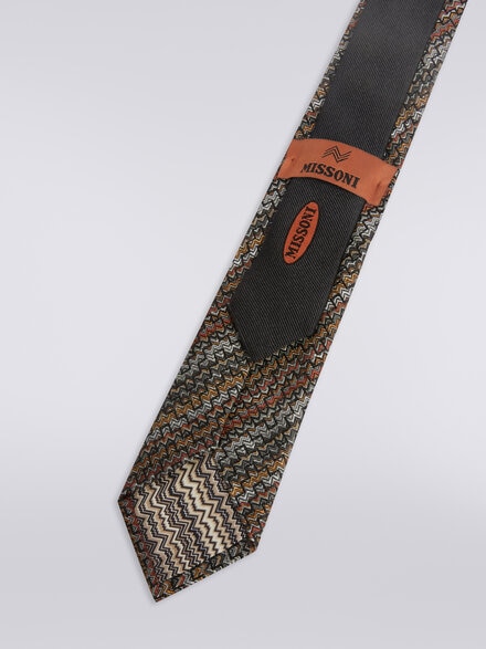 Silk tie, Multicoloured  - LS23WS1QBV00EMSM67S