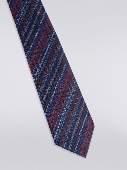 Silk tie, Multicoloured  - LS23WS1QBV00EMSM67U
