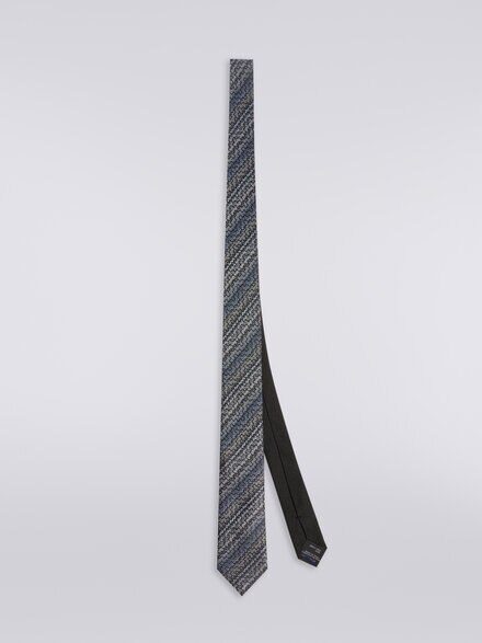 Silk tie, Multicoloured  - LS23WS1QBV00EMSM67V