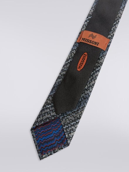 Silk tie, Multicoloured  - LS23WS1QBV00EMSM67V