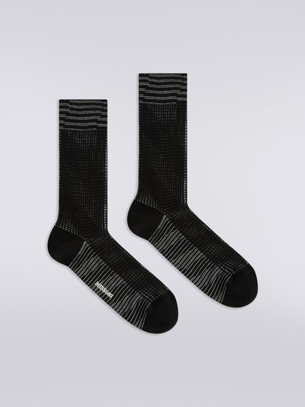 Cotton blend socks, Multicoloured  - LS23WS1YBV00EMSM67U