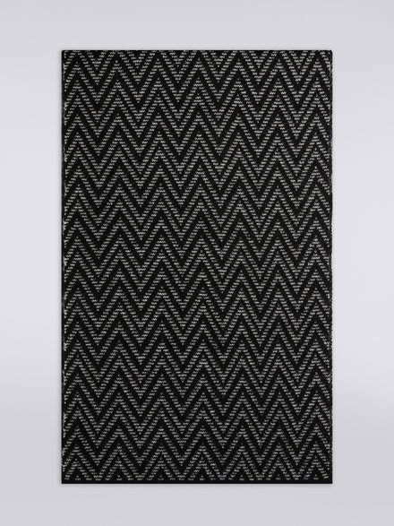 Zigzag wool and mohair scarf, Multicoloured  - LS23WS2UBV00ENSM67U