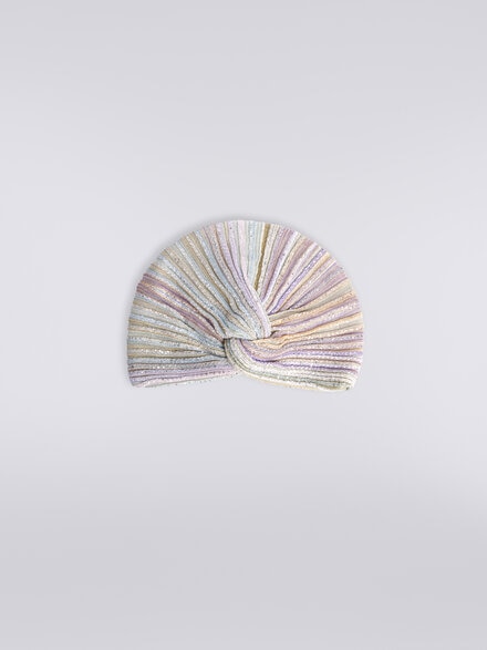 Viscose blend turban  , Multicoloured  - LS23WS34BV00ENSM67R