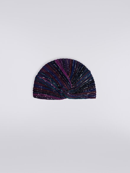 Viscose blend turban  , Multicoloured  - LS23WS34BV00ENSM67U