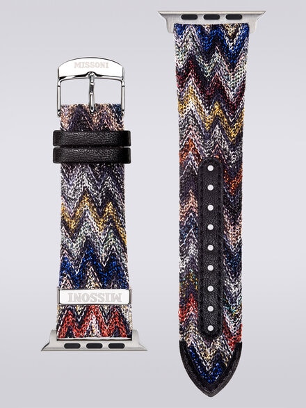 Missoni fabric Apple strap, Multicoloured  - LS24S003BV00GGSM9J7