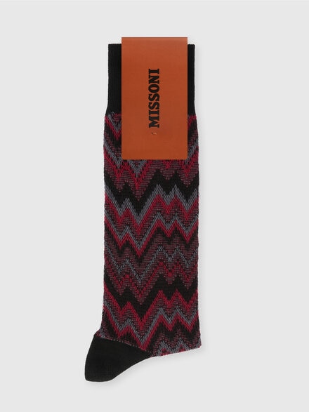 Mountain cotton blend socks, Multicoloured  - LS24WS0CBV00GLSM67U