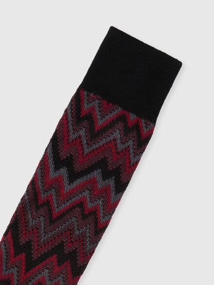 Mountain cotton blend socks, Multicoloured  - LS24WS0CBV00GLSM67U