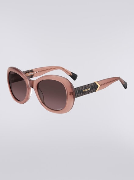Missoni DNA oval acetate sunglasses, Multicoloured  - LS25S001BV008BSM8FW