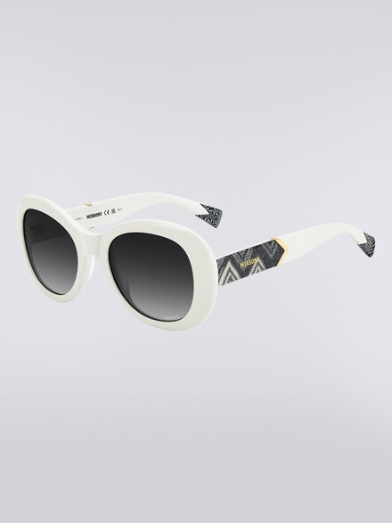 Missoni DNA oval acetate sunglasses, Multicoloured  - LS25S001BV008BSM8GF