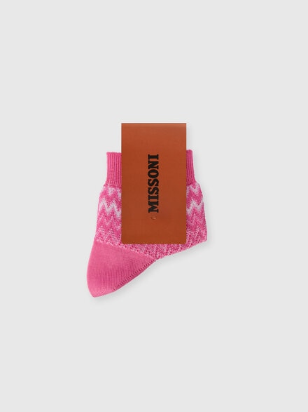 Calzini corti  misto cotone zig zag, Multicolore  - LS25SS07BV00HLSM8DF