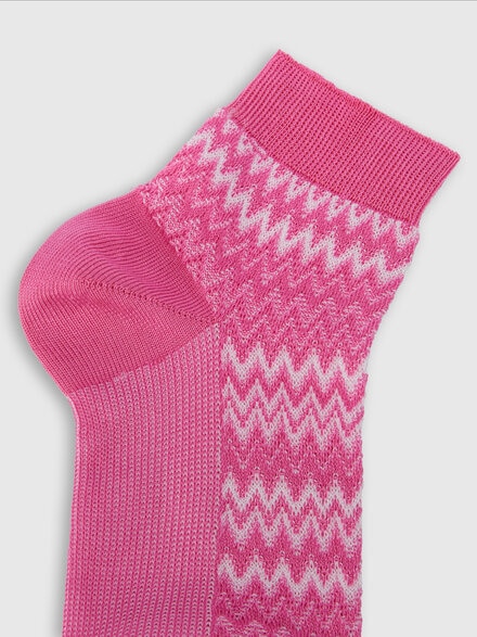 Calzini corti  misto cotone zig zag, Multicolore  - LS25SS07BV00HLSM8DF