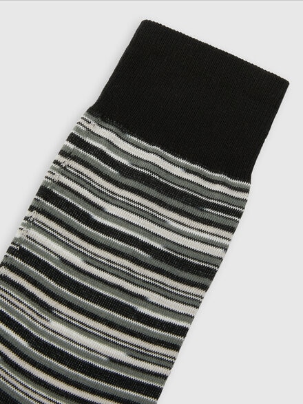 Mid-length socks cotton blend marled, Multicoloured  - LS25SS0DBV00HKSM67R