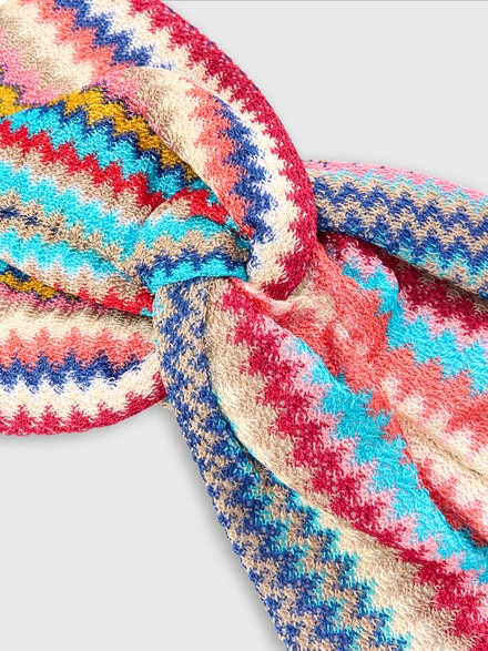 Chevron-worked headband, Multicoloured  - LS25SS0RBV00HLSM67U