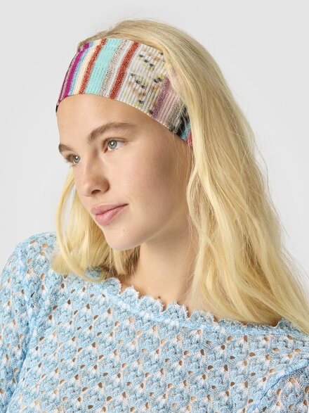 Geometric Pattern Hairband, Multicoloured  - LS25SS0WBV00HLSM67U