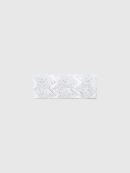 Viscose and Lamé Hairband, Silver - LS25SS0XBV00HLSM67R