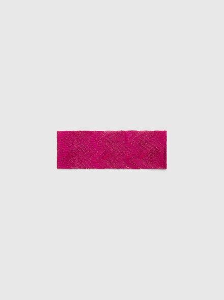 Viscose and Lamé Hairband, Fuchsia - LS25SS0XBV00HLSM67S