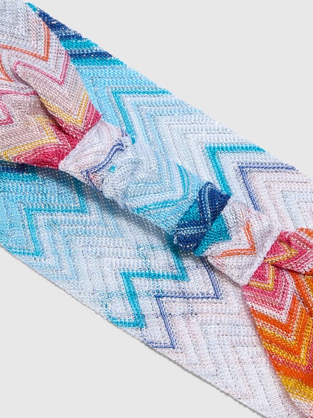 Viscose and Lamé Hairband, Multicoloured  - LS25SS0ZBV00HLSM67U