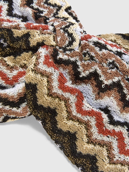 Wavy knit headband, Multicoloured  - LS25SS12BV00HLSM67S