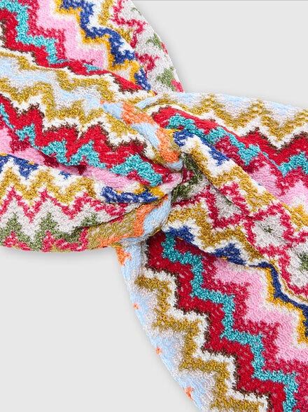 Wavy knit headband, Multicoloured  - LS25SS12BV00HLSM67U