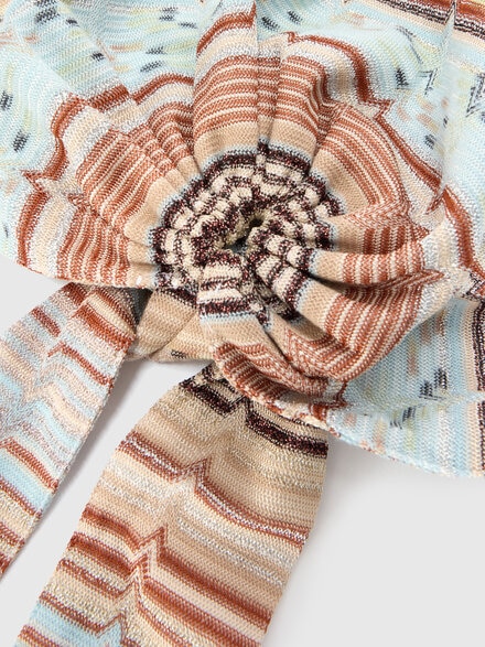 Viscose blend turban, Multicoloured  - LS25SS26BV00HLSM67R
