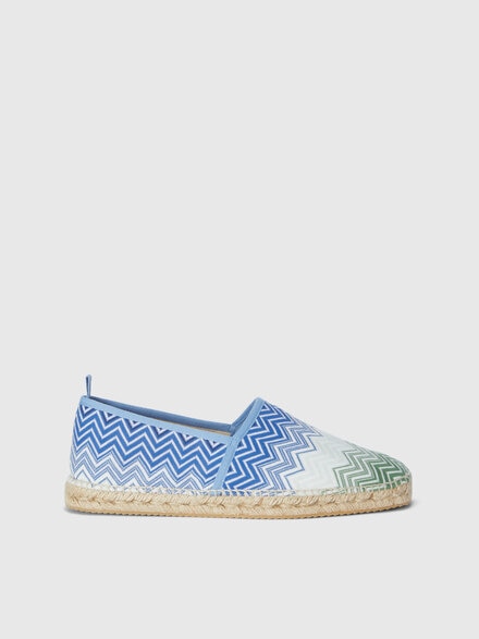 Espadrilles motif zig zag, Vert  - LS25SY0MBV00HPS615F